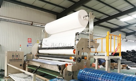 línea de producción de laminado de revestimiento de pegamento de tablero de drenaje de agua