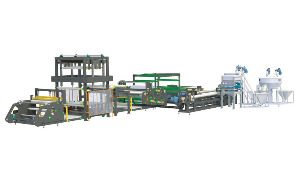 máquina de recubrimiento de extrusión de tornillo único de doble cara